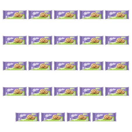 Milka Ciasteczka Pieguski Choco - Ciastka z Kawałkami Czekolady 135g X24